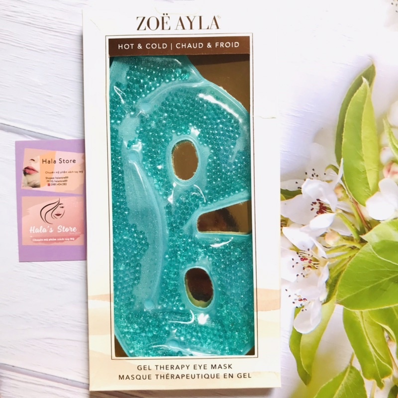 Mặt nạ đắp mắt 2 chế độ nóng/lạnh Zoe Ayla Gel Beads Therapy Face Mask