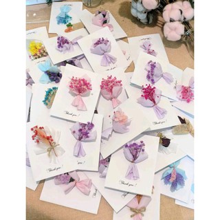 Thiệp Hoa Khô Handmade