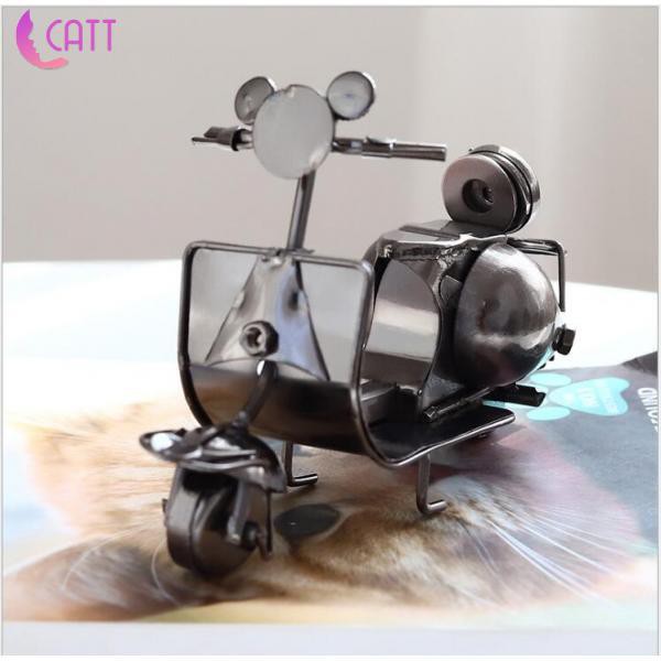 [Dadada1] Đồ trang trí Xe Mô Tô Mini Bằng Kim Loại Trang Trí Phòng Khách
