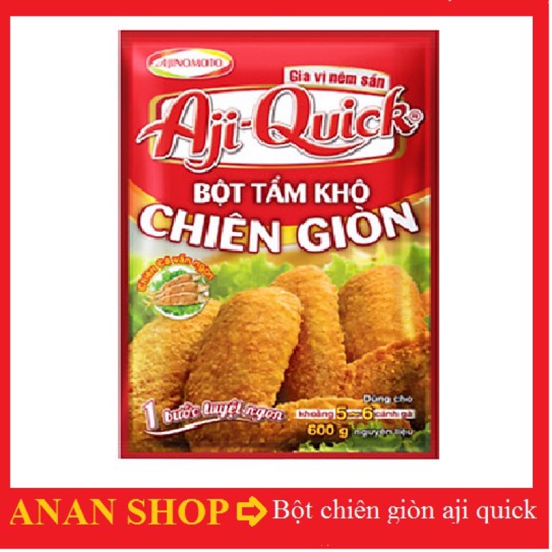 bột tẩm khô chiên giòn Aji Quick