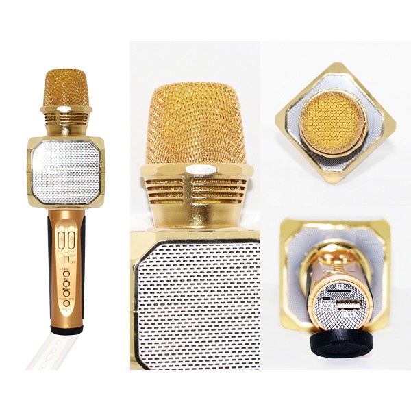 Micro hát karaoke trên điện thoại SD10 chuẩn hát hay, mic nhẹ cầm chắc tay