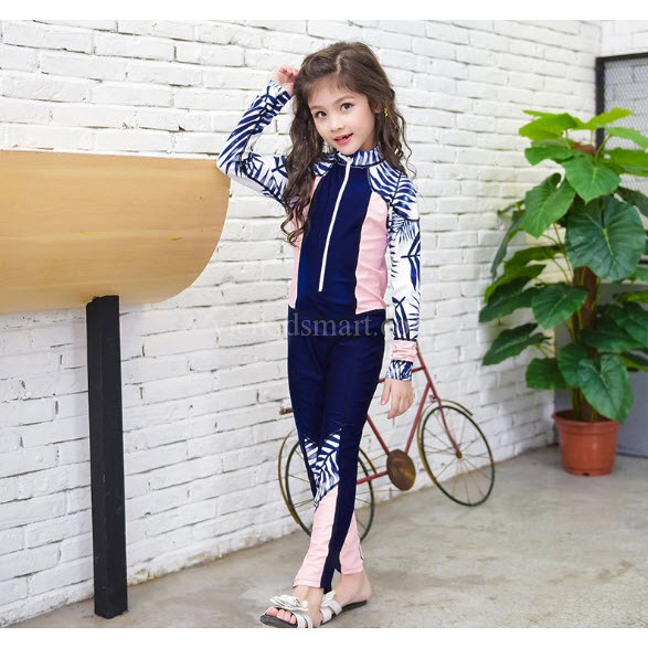 ĐỒ BƠI DÀI TAY LÁ NHIỆT ĐỚI (CHO BÉ)