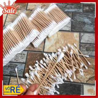 100 que tăm bông cao cấp lõi gỗ