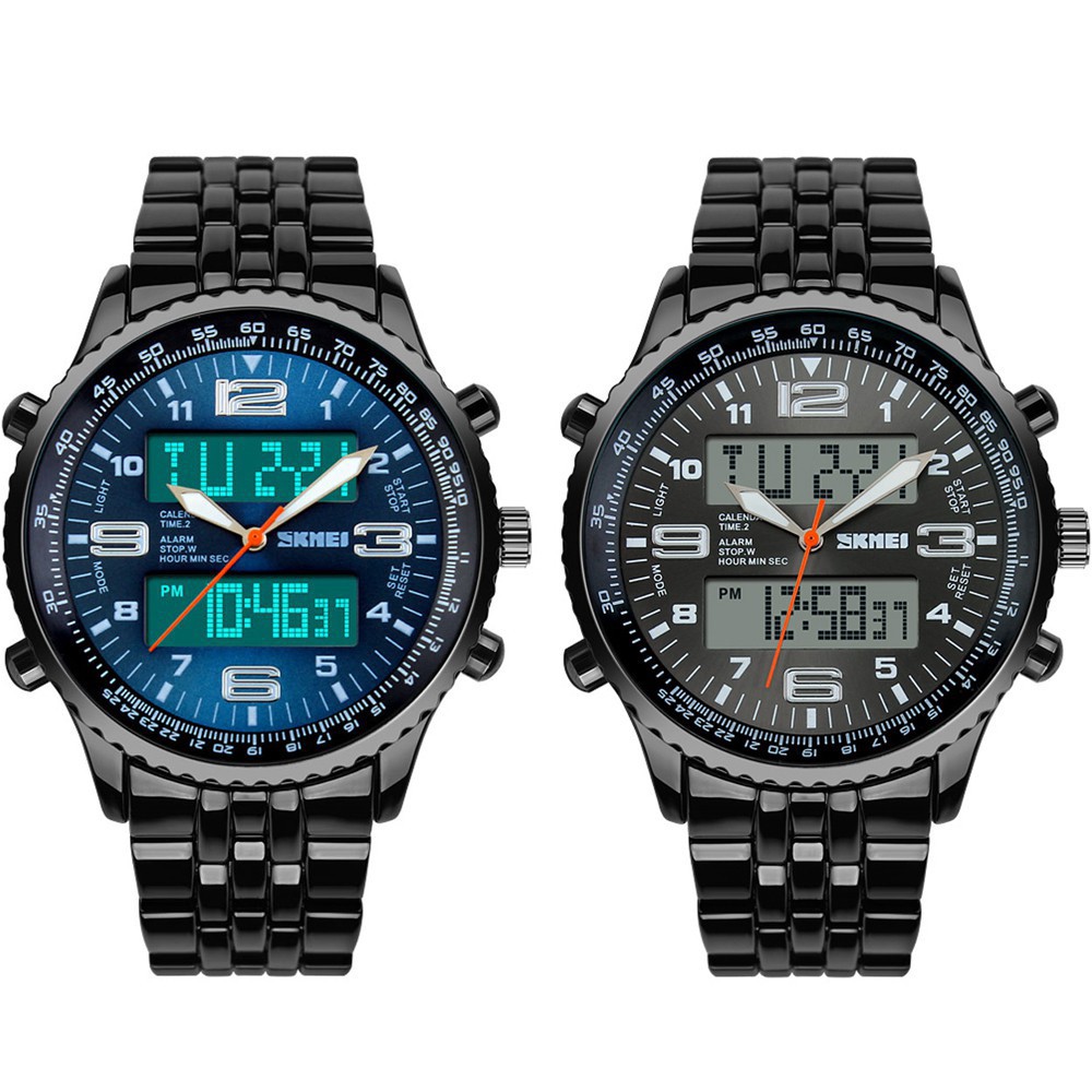 Đồng hồ nam SKMEI 1032 Mặt tròn dây thép đúc không gỉ Hàng Chất lượng, được tuyển chọn | BigBuy360 - bigbuy360.vn
