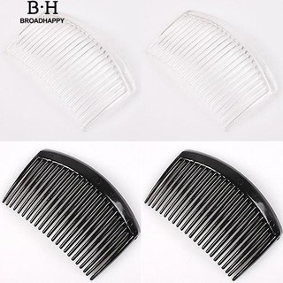 Set 10 xước cài tóc kiểu dáng 23 răng màu đen/trong suốt tiện dụng cho nữ