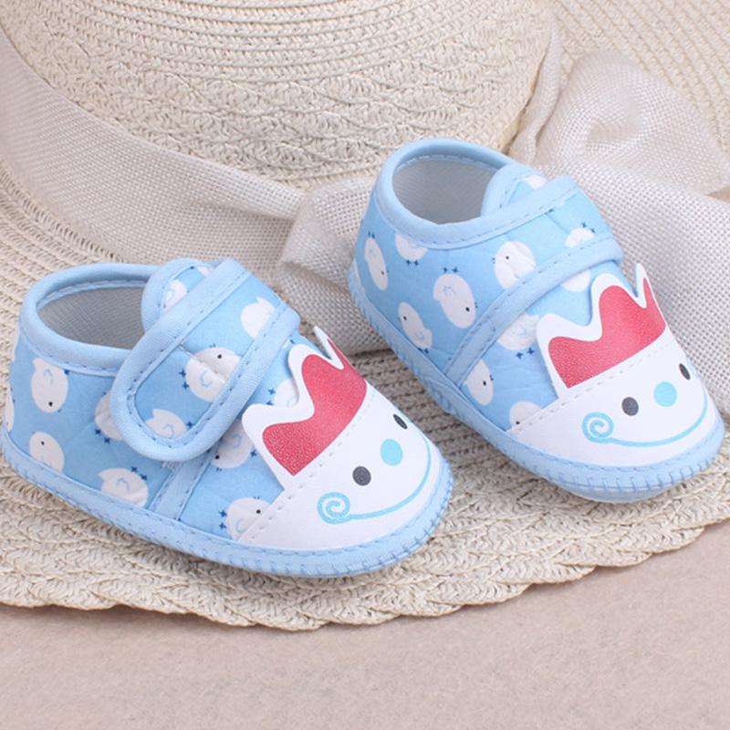 Giày cotton mềm mại họa tiết hoạt hình cho bé sơ sinh