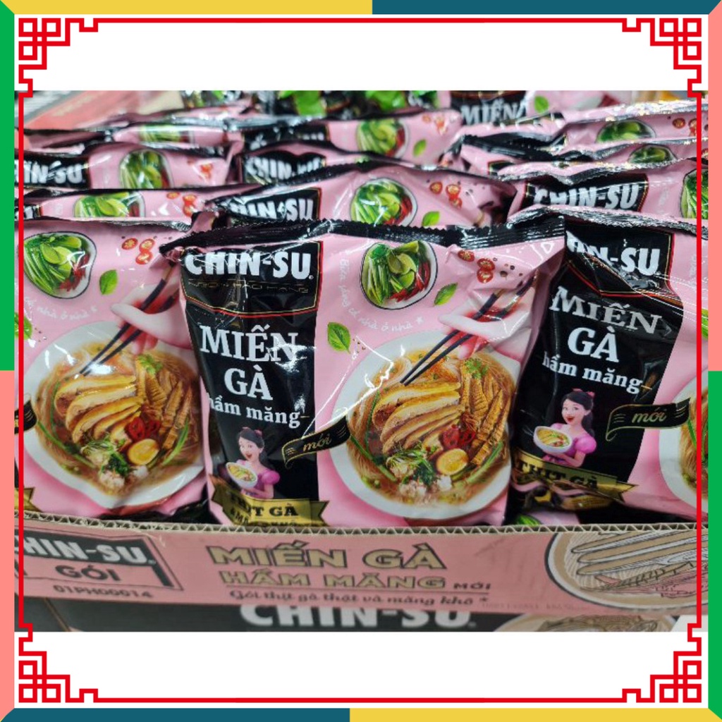 Combo 5 gói Miến gà hầm măng Chinsu gói 123g ( Đại lý Ngọc Toản)