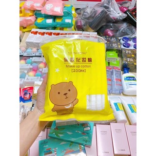Bông Tẩy Trang Gấu - Vịt - Thỏ ( Túi 200 miếng )