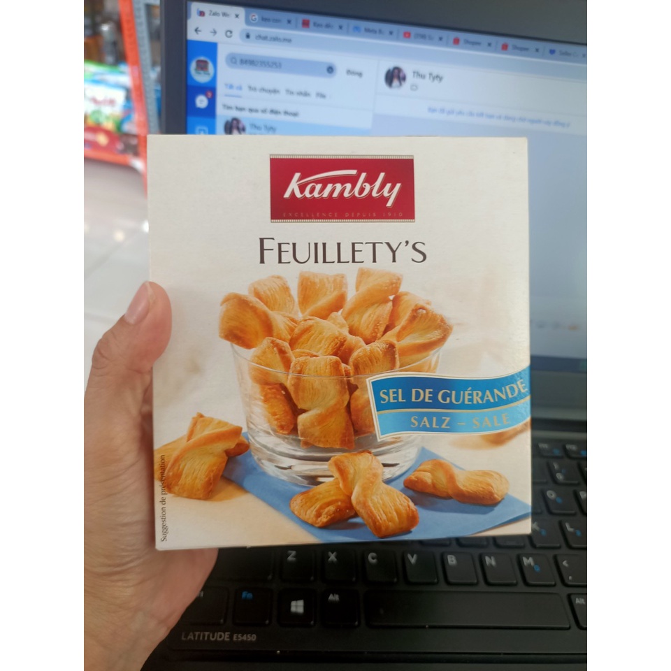 Bánh Xoắn Kambly FEUILLETY's 2 vị