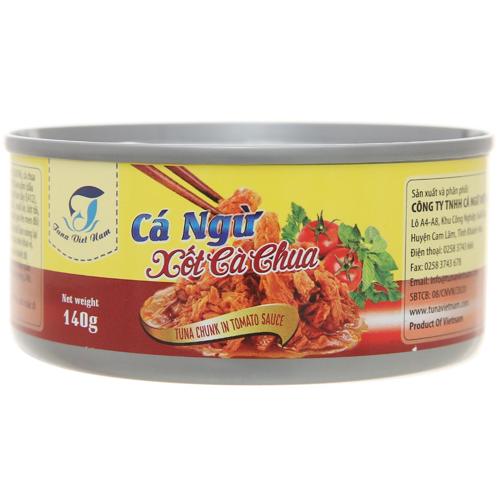 Cá ngừ xốt cà chua Tuna Việt Nam lon 140g