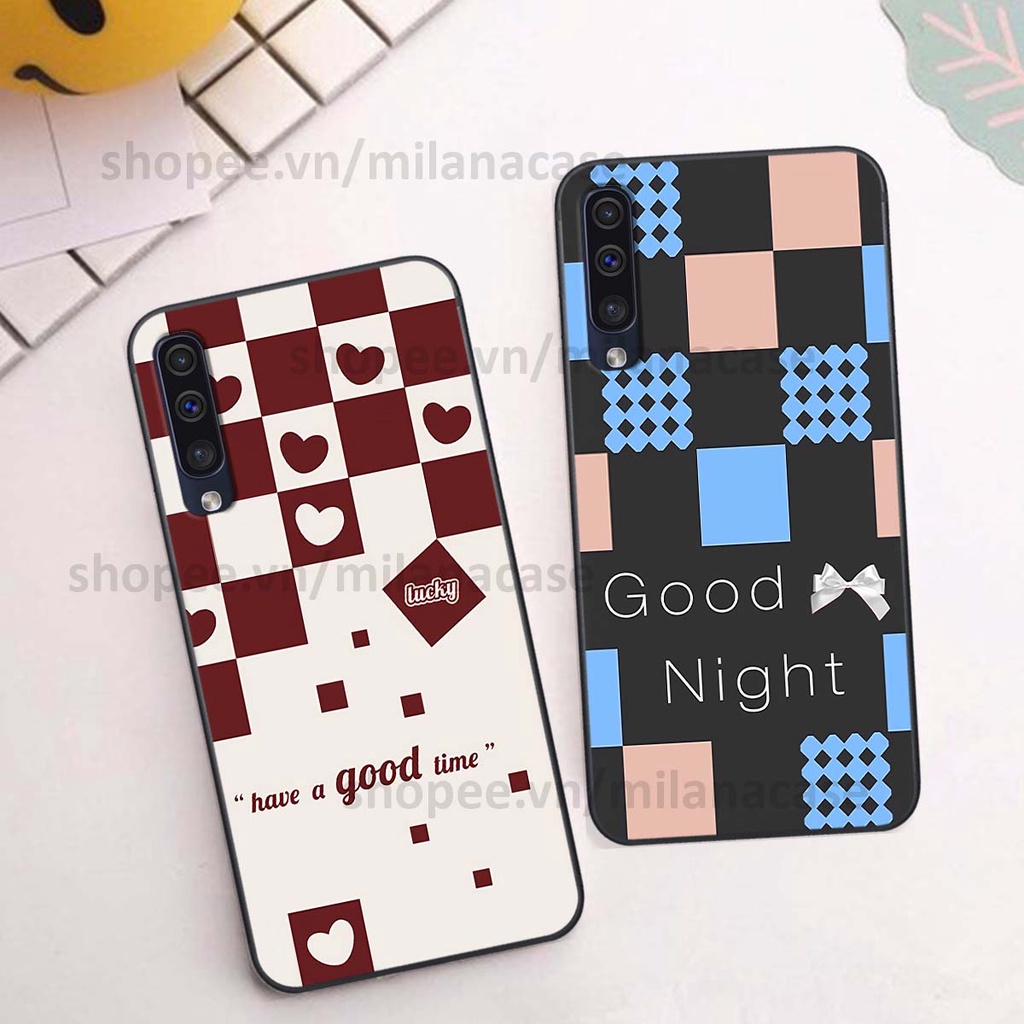 Ốp Samsung A30s / A50 / A50s / A70 caro họa tiết nhiều màu sắc siêu đẹp thời trang cá tính