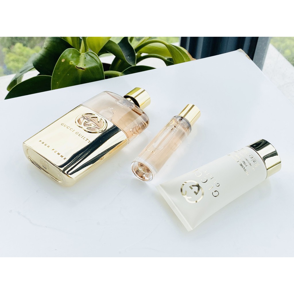 Set nước hoa Gucci Guilty Pour Femme 3 món | Thế Giới Skin Care