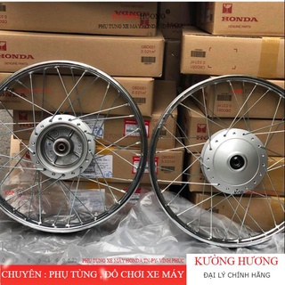 Cặp Vành xe máy cân sẵn như hình gắn DREAM WAVE ( giá trọn bộ sẵn lắp) hàng chính hãng (-10%)