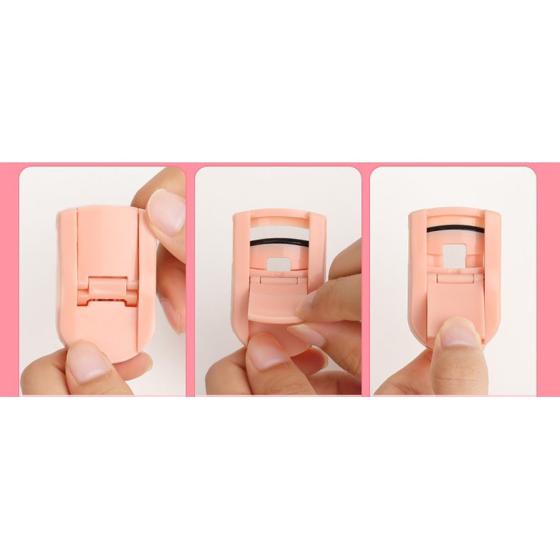 Set dụng cụ bấm mi kèm dao cạo mày EyeLash Curler