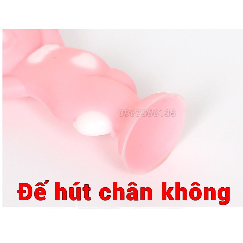 Set 4 bàn chải lông mềm Nhật Bản cho trẻ em có chân đứng hình thú dễ thương