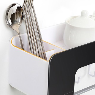 KỆ ĐỂ ĐỒ CÓ MÓC TREO ĐA NĂNG ECOCO E1712