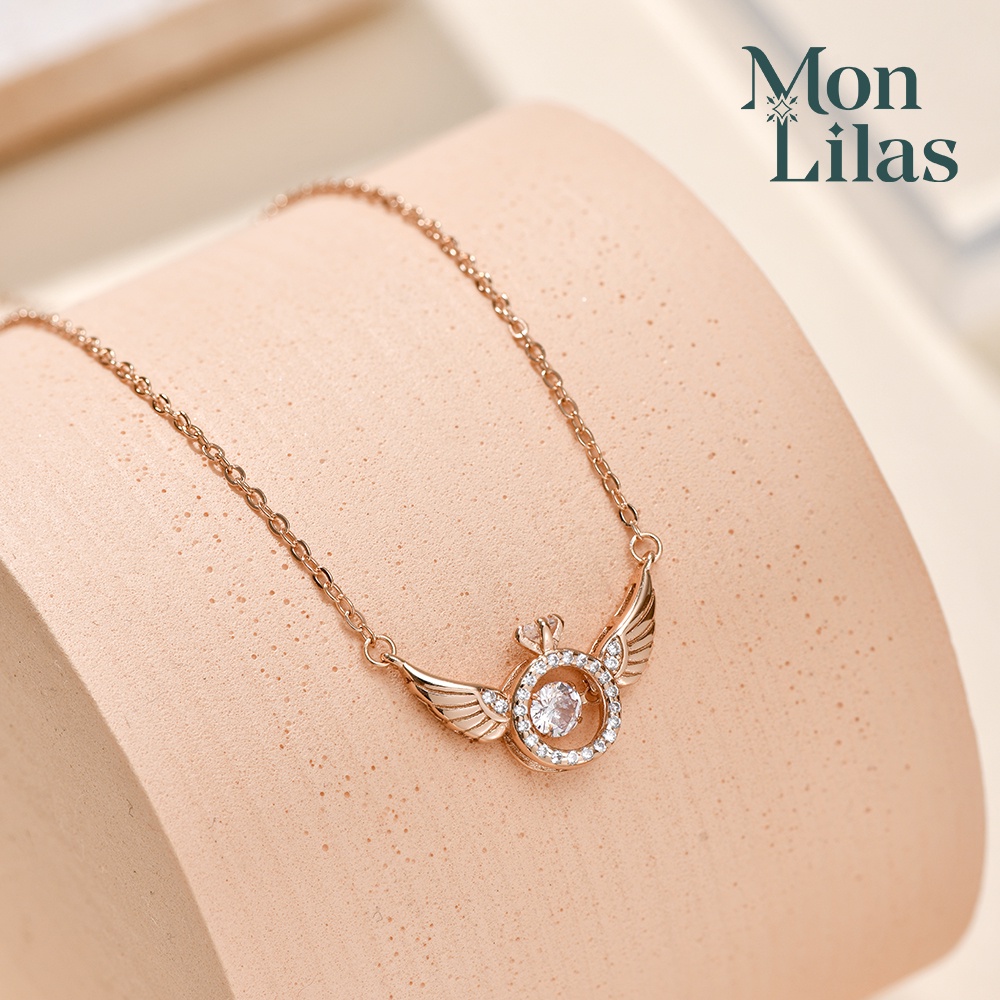 Dây chuyền bạc Mon Lilas đính đá cao cấp D012208