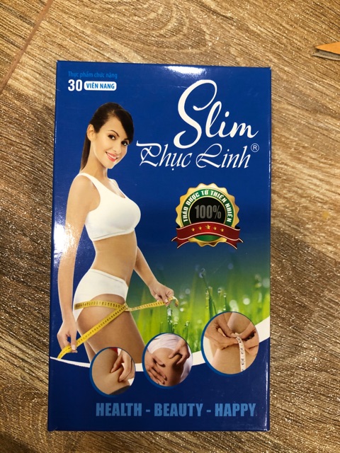 ✅ CHÍNH HÃNG - Giảm cân Slim Phục linh hộp 30 viên