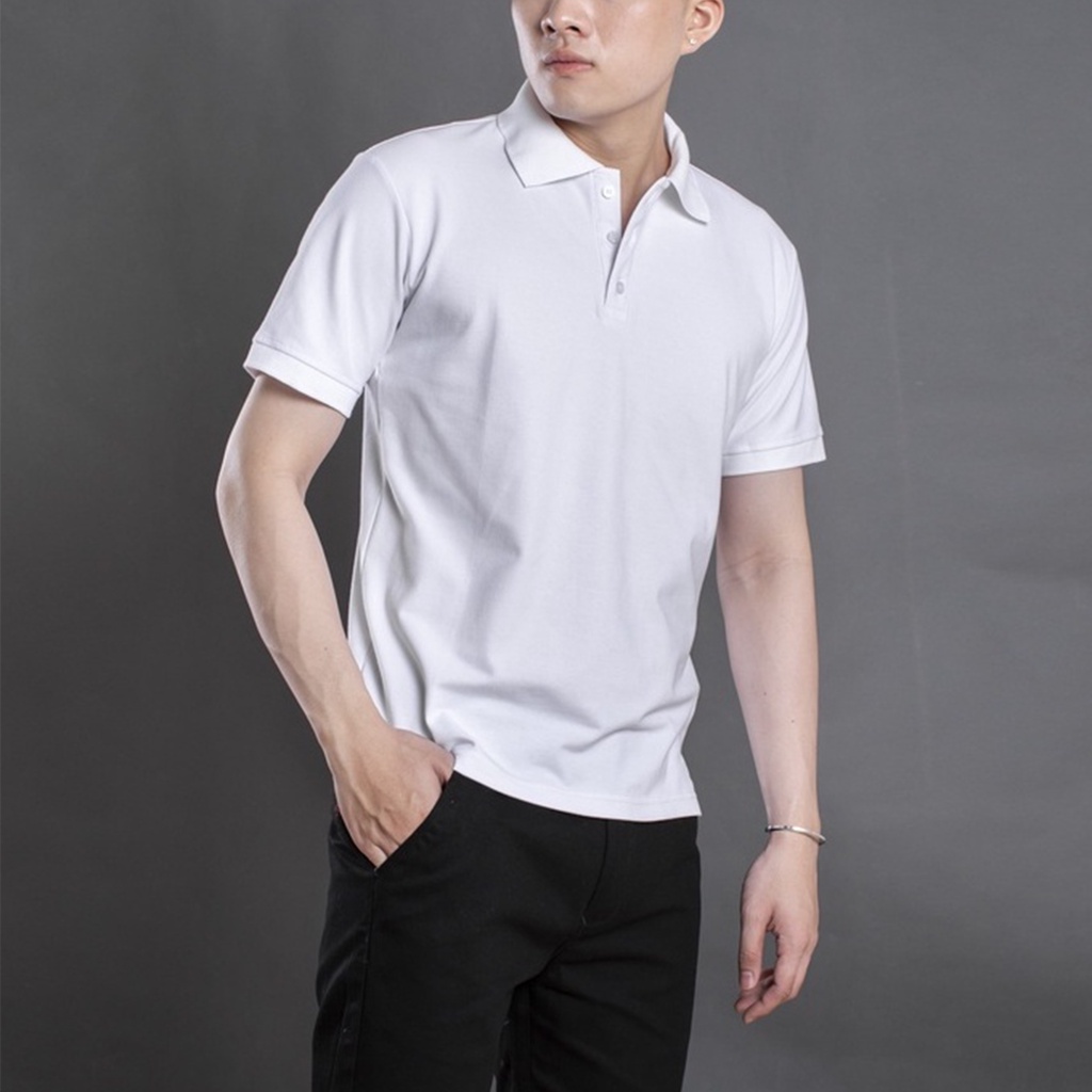 Áo Thun POLO Trơn Nam Thời Trang Tay Ngắn Form Dáng Đẹp -MALPO003- MAL STORE