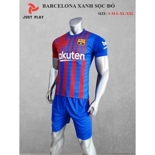 Bộ đồ đá banh barca sọc 2021_2022