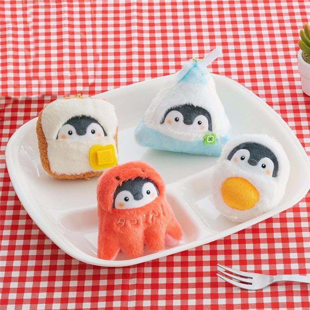 Móc Khóa Hình Chim Cánh Cụt Hoạt Hình Nhồi Bông Đáng Yêu