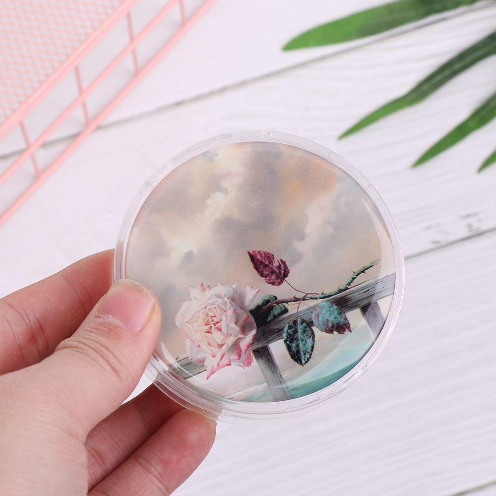 ESPO Hộp Đựng Kính Áp Tròng Họa Tiết Hoa Thời Trang Phong Cách Vintage