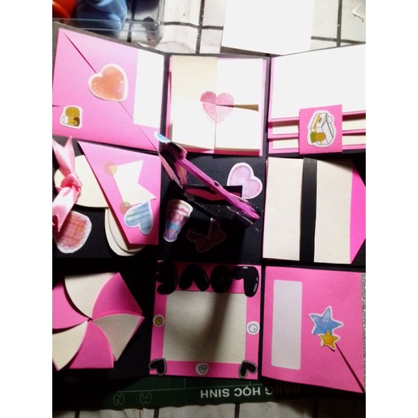 4110 love box handmade gắn hình