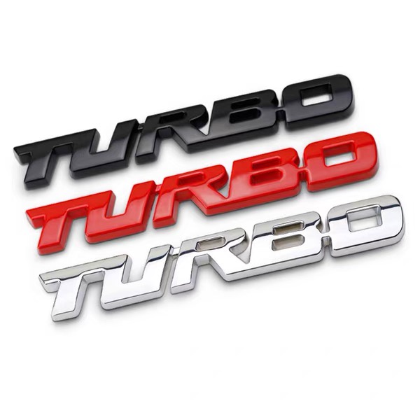 Nhãn Dán Trang Trí Xe Hơi turbo turbo Bằng Kim Loại Chống Trầy Xước