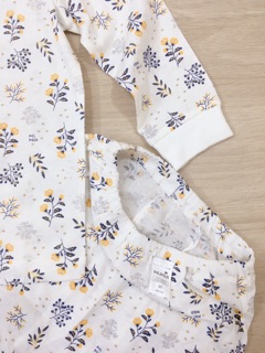 Bộ moimoln hoa vàng cotton giấy
