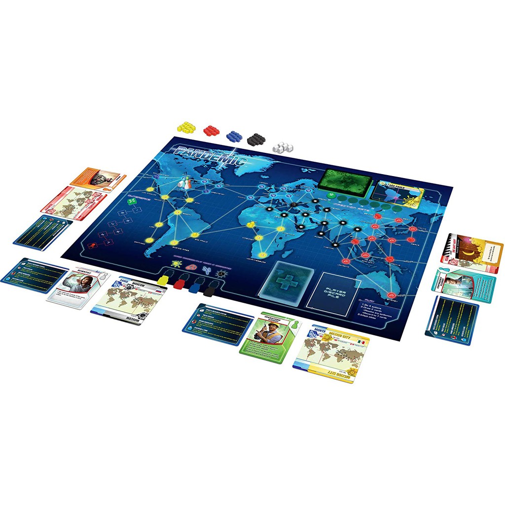 Đồ Chơi Board Game Pandemic - Đại Dịch Toàn Cầu Tiếng Anh Hộp Cứng Chất Lượng Cao ...