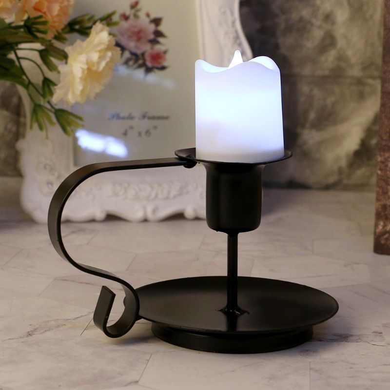 Giá Đỡ Đèn Cầy Bằng Sắt Phong Cách Retro
