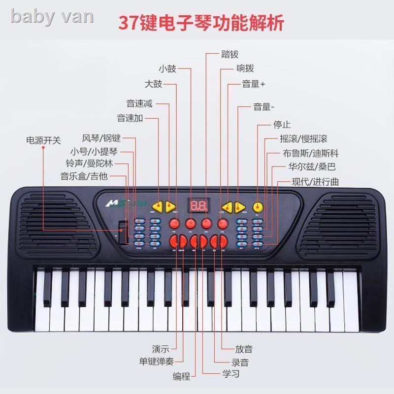 ■Đàn piano điện tử 61 phím thông minh cho trẻ em hướng dẫn sử dụng piano cho người mới bắt đầu đồ chơi cho trẻ em trai v