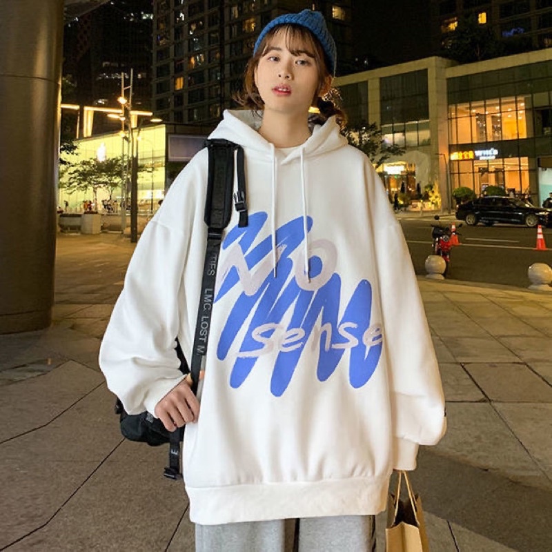 Áo nỉ bông nam nữ unisex , áo hoodie Sen có mũ 2 lớp dày mịn ấm free size phom rộng, phong cách hàn quốc in chữ siêu đẹp | BigBuy360 - bigbuy360.vn