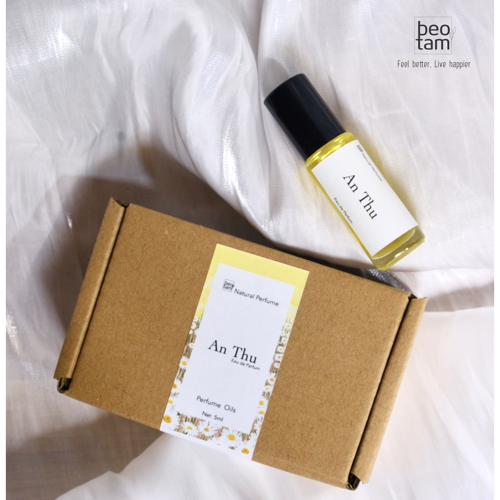 Nước Hoa Thiên Nhiên - An Thu- Bồ Thóc Organic -  nước hoa tinh dầu nguyên chất, bản phối nhẹ nhàng dành cho mùa Thu