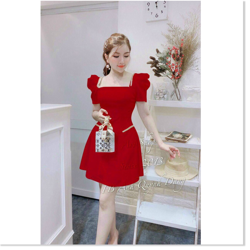 Đầm trượt phối viền xích siêu xinh đẹp cho chị em KME FASHION