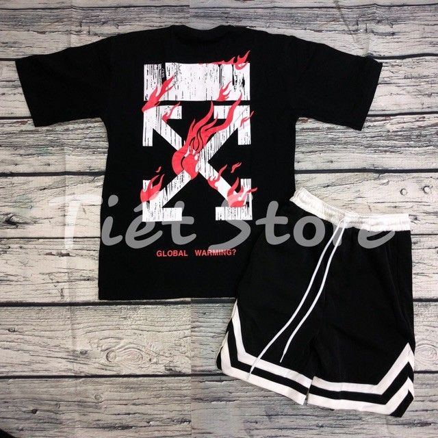 [chất lượng] [chất lượng] COMBO UNISEX OFF WHITE HOT 2019