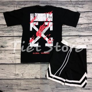 [chất lượng] [chất lượng] COMBO UNISEX OFF WHITE HOT 2019