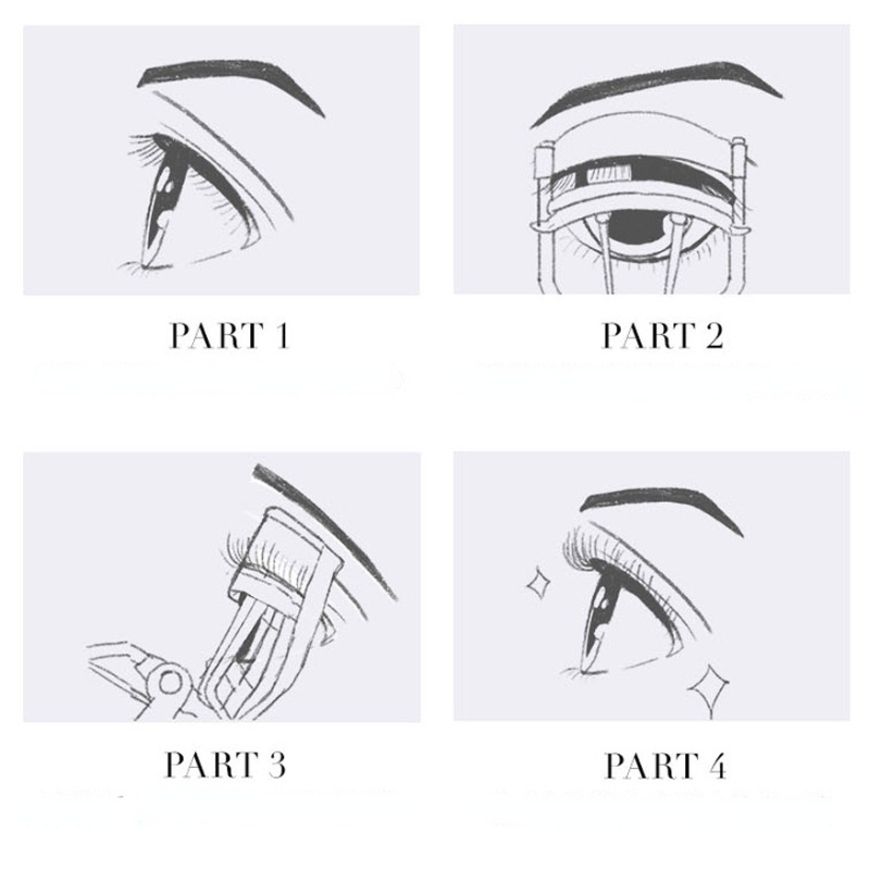 Dụng Cụ Uốn Cong Lông Mi Thời Trang Lâu Trôi