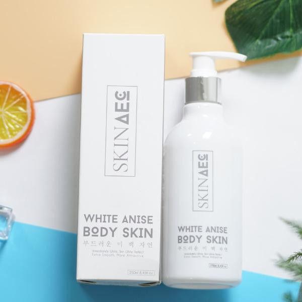 SỮA TẮM KÍCH TRẮNG THAN HOẠT TÍNH SKIN AEC WHITE ANISE BODY SKIN 250ml🔥🔥🔥