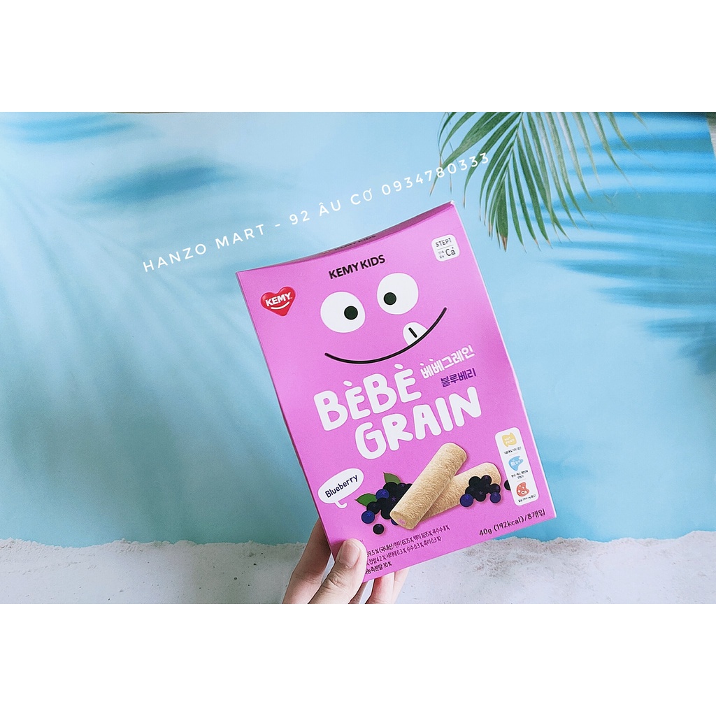 Bánh ăn dặm cho bé ngũ cốc ăn dặm KEMY Hàn Quốc (8 thanh)