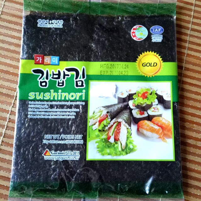 Sushinori/ kimbap (lá rong biển cuốn cơm)