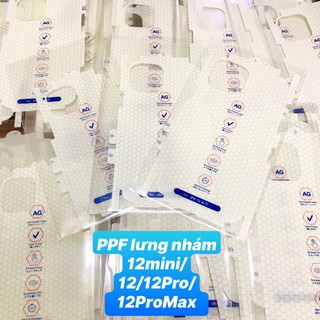 Miếng dán PPF nhám cho mặt lưng iphone 12/ 12 Pro/ 12 Mini/ 12 Pro max