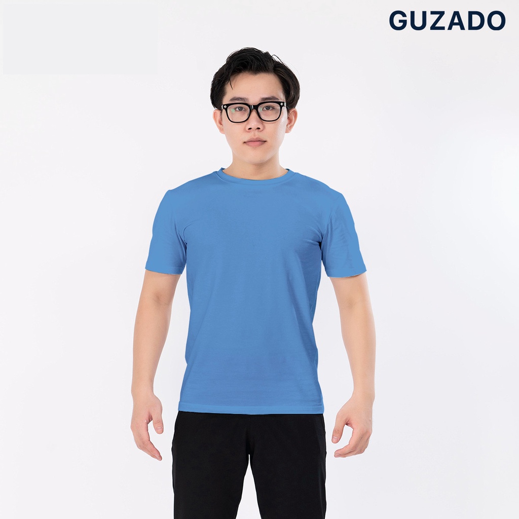 Bộ quần áo thể thao nam Guzado(4 Màu) Áo Thun Cotton Cao Cấp Kèm Quần Đùi Gió Thể Thao BCT2201