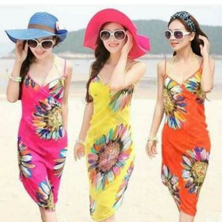 Khăn Sarong đi biển .