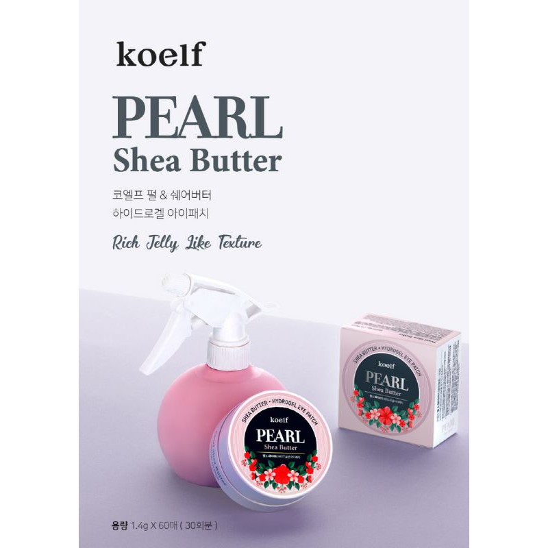 Mặt nạ mắt Petitfee KOELF Pearl & Shea Butter Hydro Gel