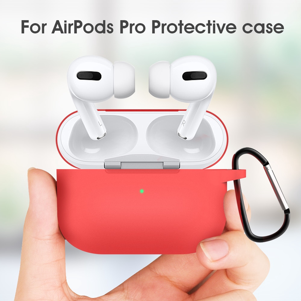 Vỏ bảo vệ hộp sạc tai nghe bằng silicon chống sốc cho Airpods