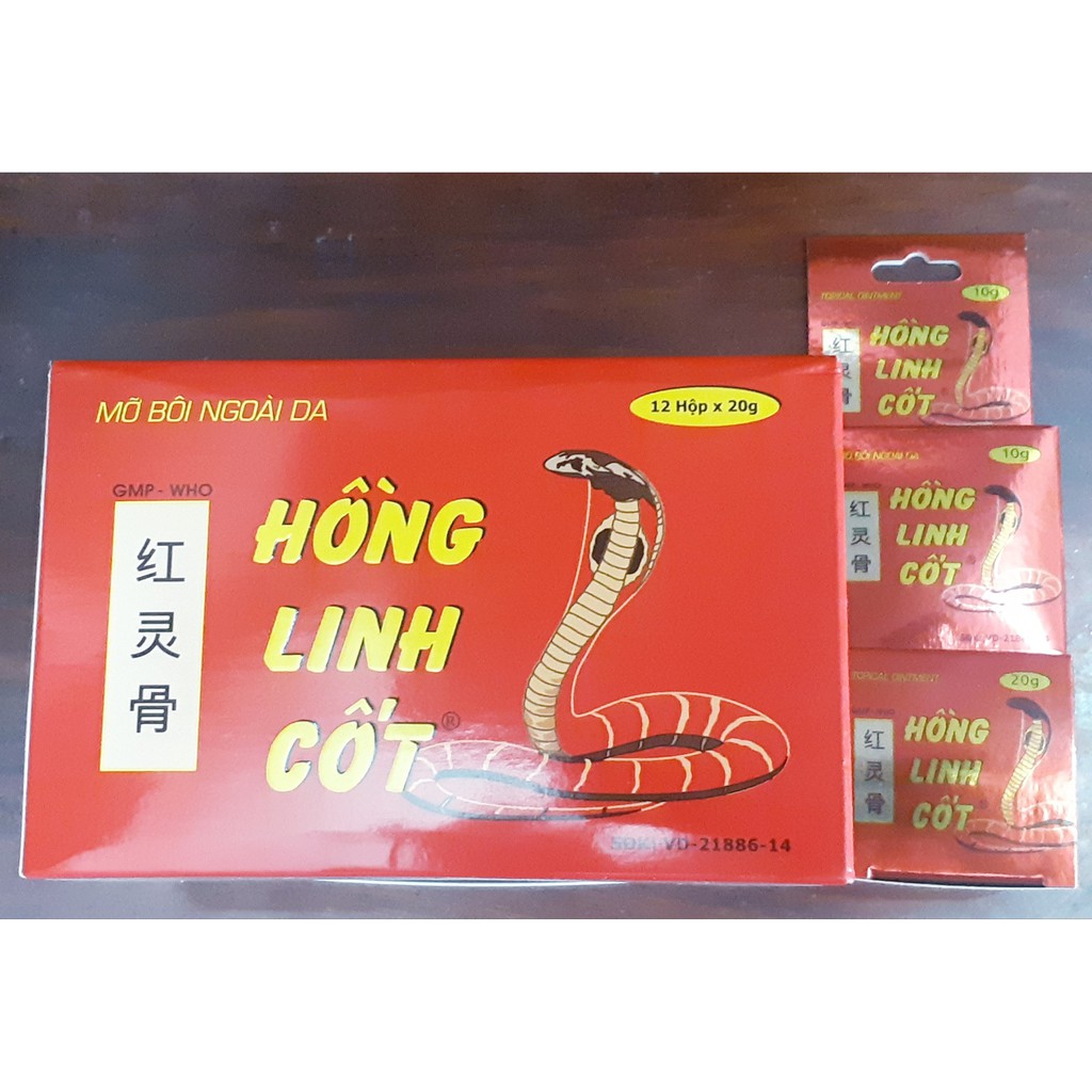 CHÍNH HÃNG 5 hộp HỒNG LINH CỐT