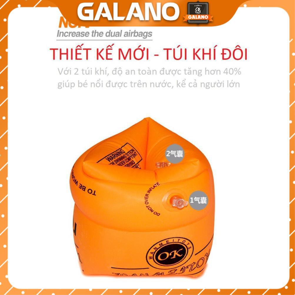 Phao Bơi Cho Bé Tập Bơi GALANO Đeo Cánh Tay An Toàn Trẻ Em 3 - 6 Tuổi SS-001127