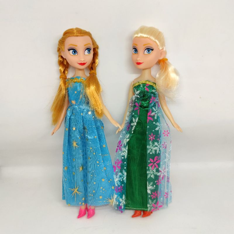 Bộ Đồ Chơi Búp Bê Công Chúa Barbie Anna Elsa Trong Phim Frozen