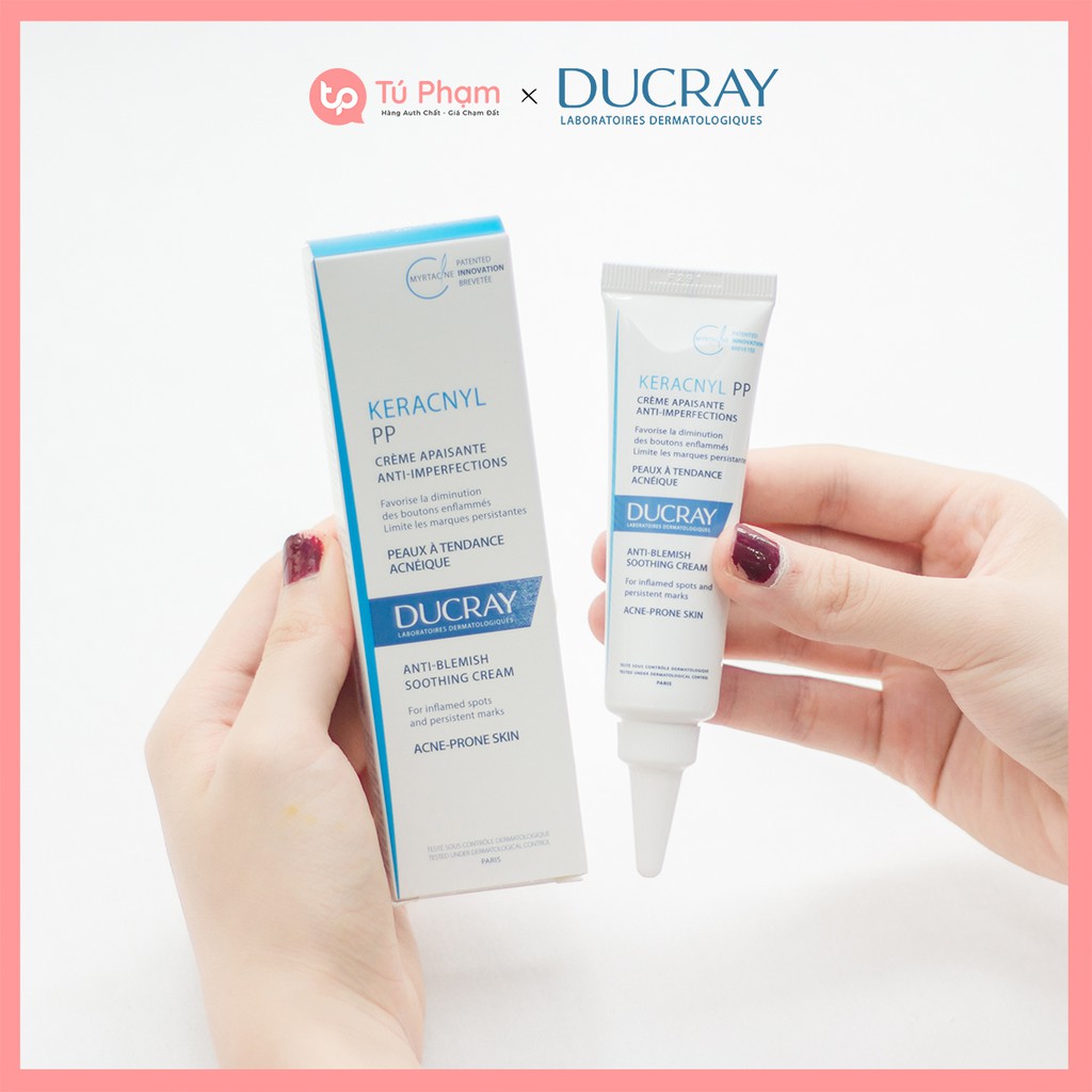 Kem Dưỡng Cân Bằng Dầu Và Giảm Mụn Ducray Keracnyl PP 30ml